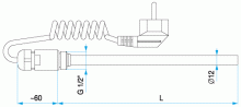 Součást trubkových koupelnových radiátorů (sušáků), ale i jako doplňkový zdroj tepla v teplovodních radiátorech